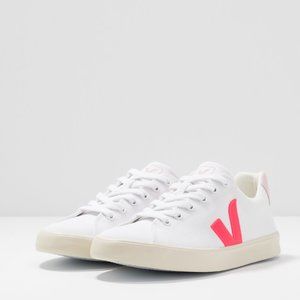 VEJA Esplar SE Canvas White/Rose/Fluo Pink 10